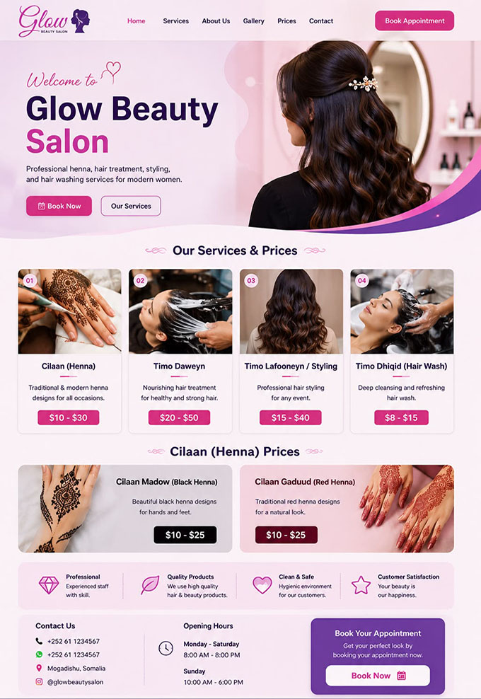 Lustre Studio landing page visual