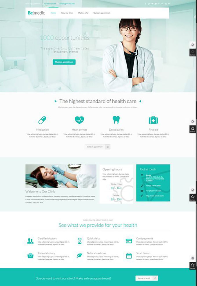 SmileCare landing page visual